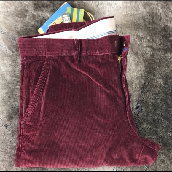 Burgundy corduroy Life Khaki pants - Picture 7 of 7